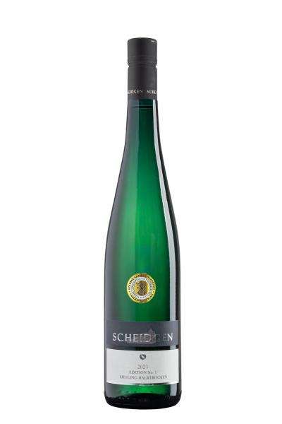 2023er Leutesdorfer Gartenlay, Edition No.1, Riesling, halbtrocken, 0,75L, Nr.17s, Goldene Preismünze