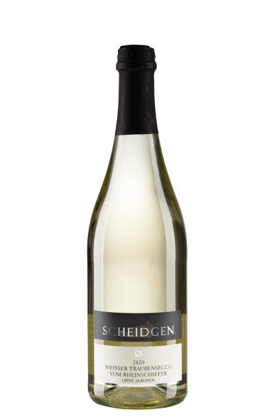 2025er Weißer Traubensecco, Müller-Thurgau, alkoholfrei, 0,75 L,Nr.24T