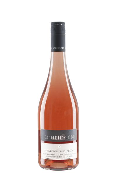 Weinbergpfirsich Secco, aus alkoholfreiem Wein, 0,75L, Nr.24W