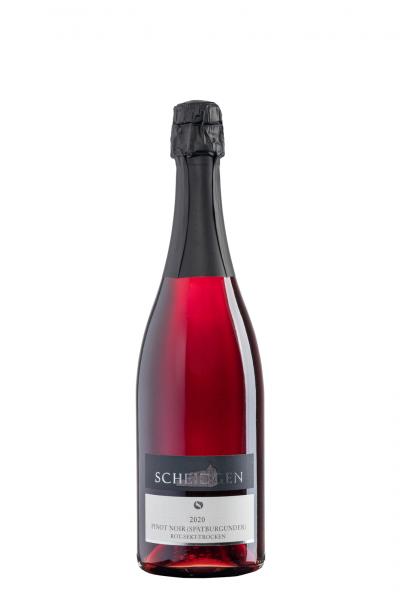 2020er Pinot Noir (Spätburgunder) Rotsekt, trocken, klassische Flaschengärung, 0,75L, Nr.25