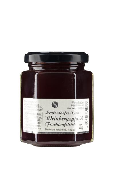 2025 Leutesdorfer Roter Weinbergspfirsich Fruchtaufstrich, 200g, Nr.34P