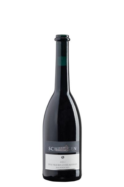 2022er "Zwei Trauben Cuvée", Rotwein, Qualitätswein halbtrocken, 0,75L, Nr.5.22