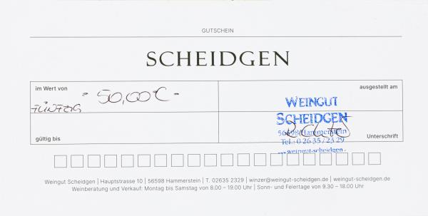 50€ Gutschein